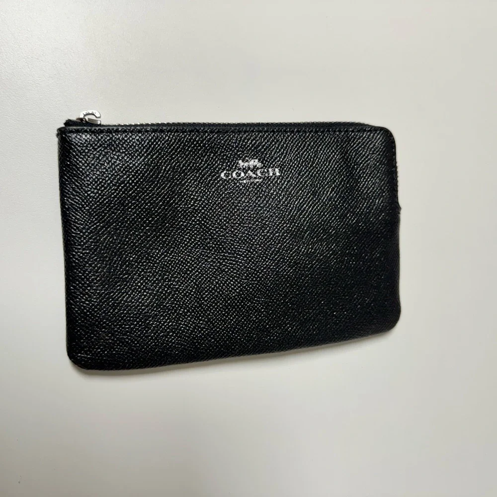 Coach Black Coin Wallet - Picture 2 of 9